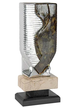 Gold Spike offen Vase