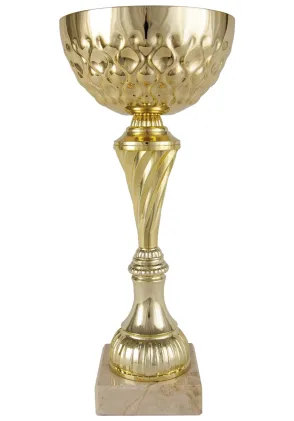 goldenen Becher blau Ovalen