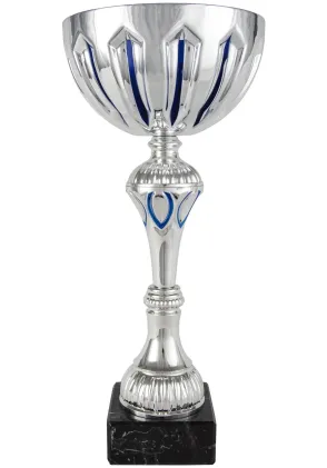 Blaue Glaskugel Detail