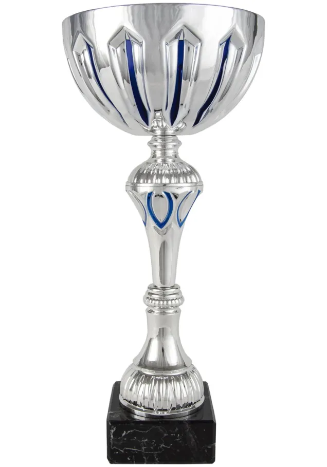 Blaue Glaskugel Detail