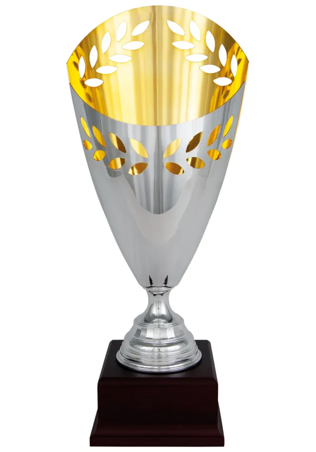 Cup halboffenen Blattsilber