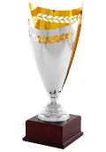 Trofeo copa semiabierta laurel bicolor Thumb