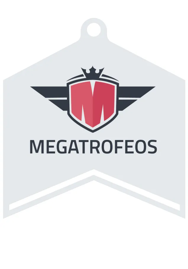 Methacrylat-Medaille in Form eines Abzeichens