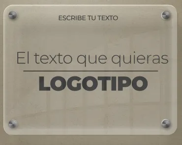 Tribute-Plakette aus transparentem Acryl