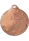 Medalla de fútbol con pelota en relieve alto Thumb