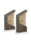 Trofeo de piedra y madera Thumb