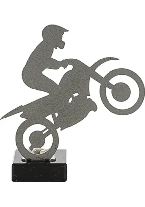 Motorrad-Trophy aus Metall