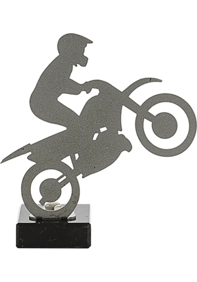 Motorrad-Trophy aus Metall