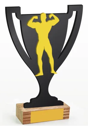 Trophäe des Bodybuilding-Pokals