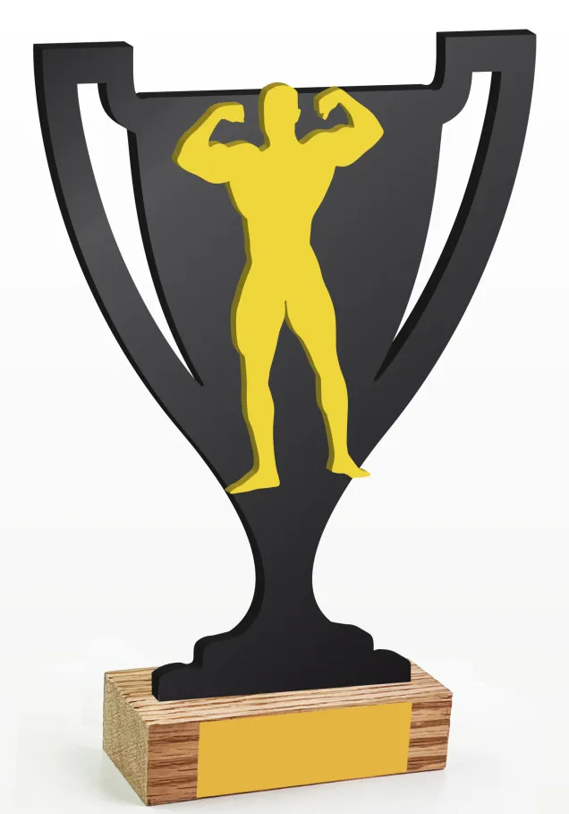 Trophäe des Bodybuilding-Pokals