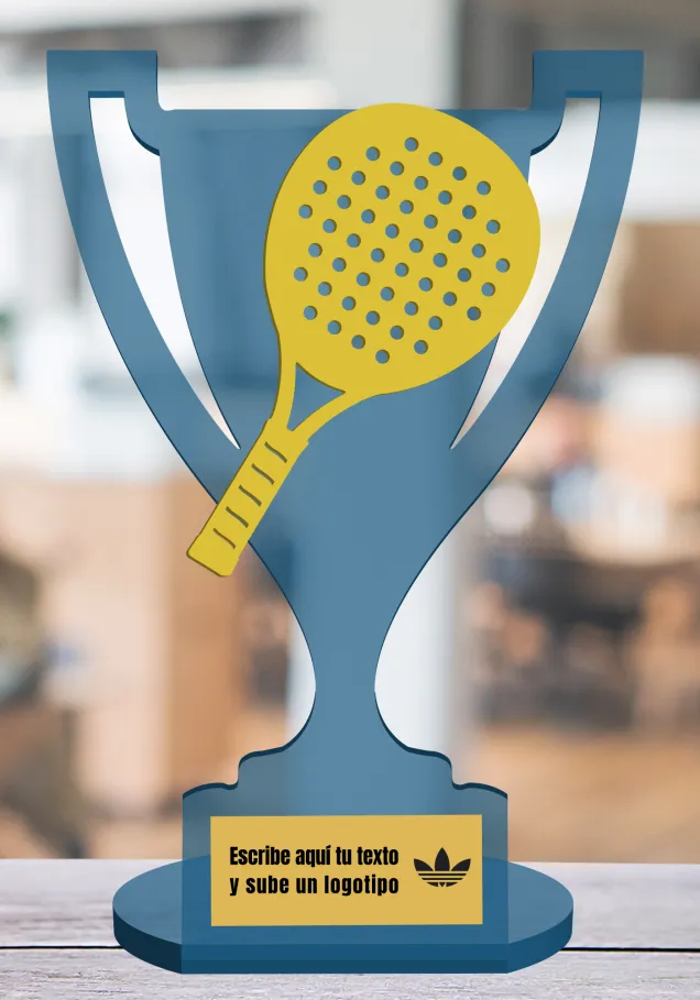 Padel-Cup-Trophäe