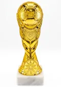 Trofeo copa de futbol en pvc dorado Thumb
