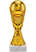Trofeo copa de futbol en pvc dorado Thumb