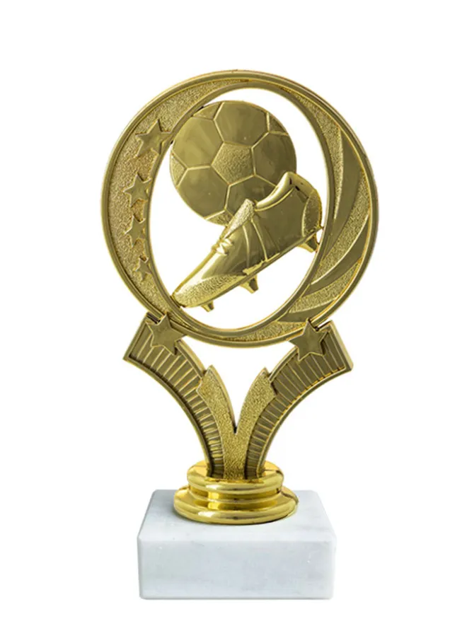 goldene Fußballtrophäe