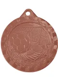 Medalla deportiva de fútbol color bronce Thumb