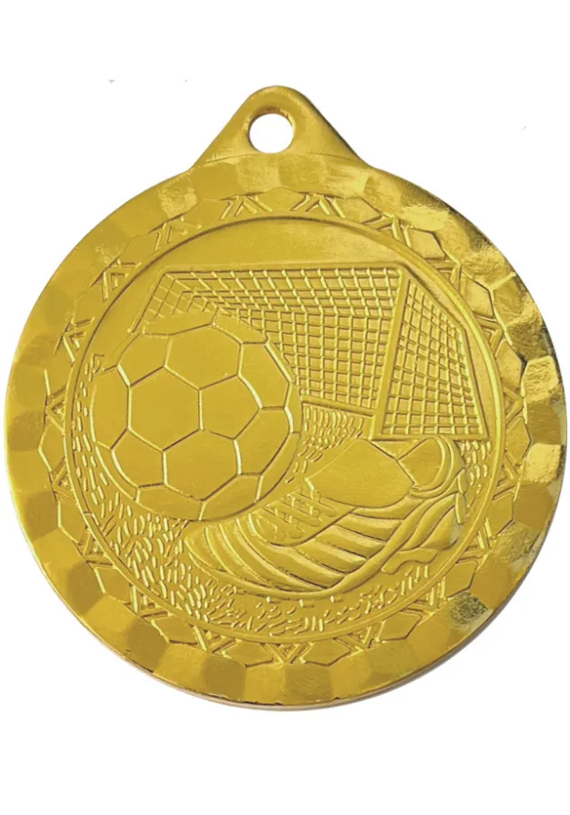 Geprägte Fußball-Sportmedaille