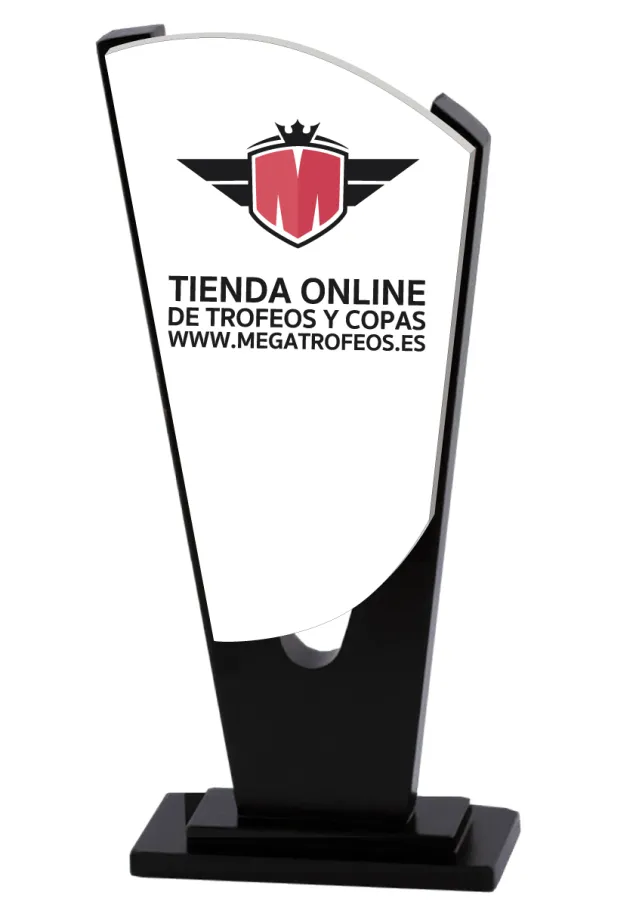 Hohe Trophäenkerze aus Methacrylat