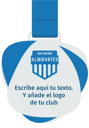 Personalisierte Methacrylat-Medaille