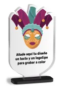 Trofeo carnavales de metacrilato transparente Thumb