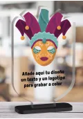 Trofeo carnavales de metacrilato transparente Thumb