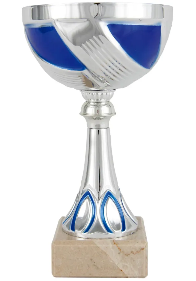 Blau gepunktete Trophäe