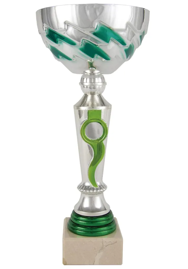 Grüner Säulenpokal für Damen