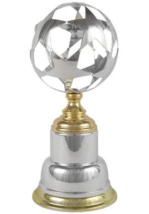 Fußballtrophäe mit Sternen