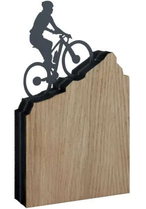 Radsport-Trophäe aus Holz und Metall