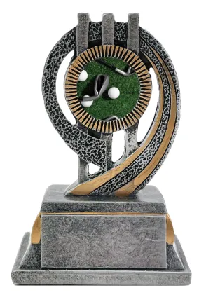 Trophäe aus Kunstharz für den Golfsport