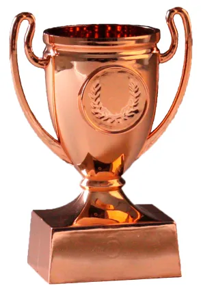 Bronzener Mini-Mitmachpokal für Kinder