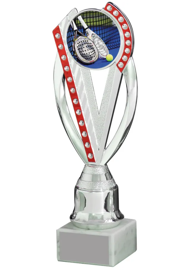 Teilnahmetrophäe für Padel-Wettbewerbe