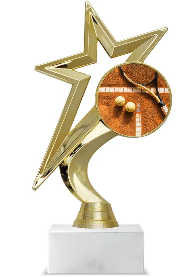 Tennisstar-Trophäe