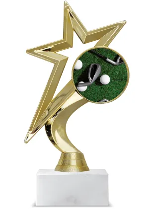 Golf-Star-Trophäe