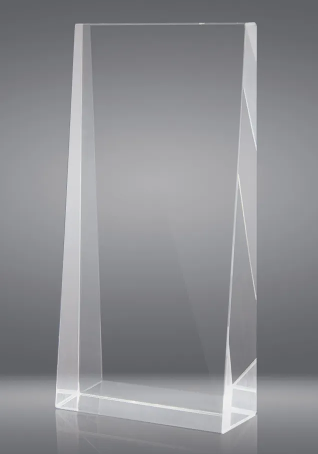 Keilförmige Kristalltrophäe