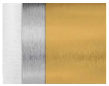 Silberne Gedenktafel aus Metall