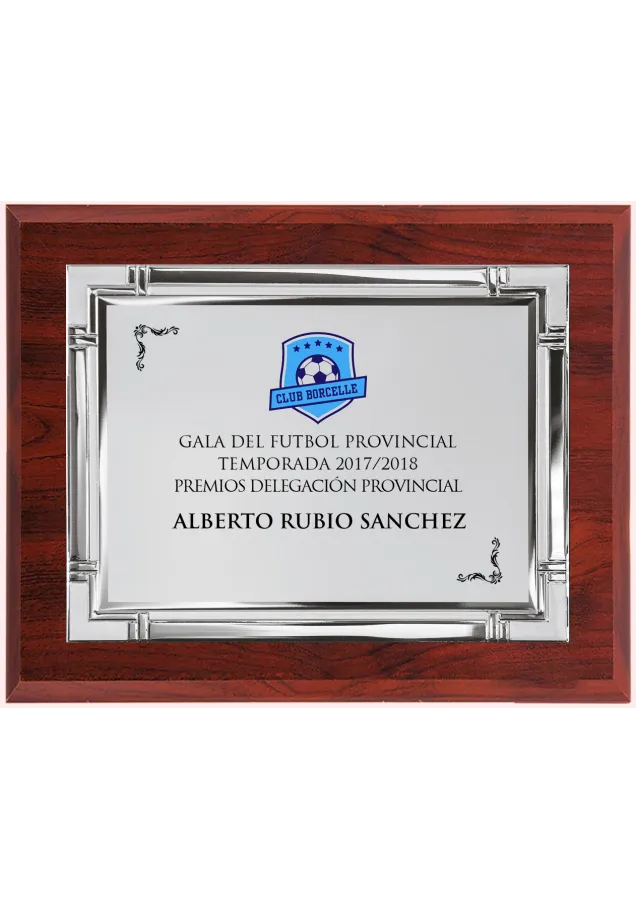 Große silberne Gedenktafel