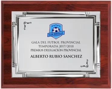 Große silberne Gedenktafel