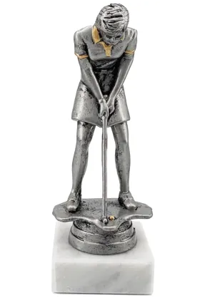 Damen-Golftrophäe aus Kunstharz