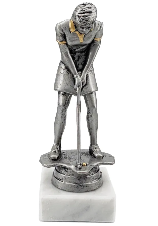 Damen-Golftrophäe aus Kunstharz