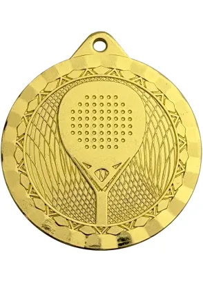 Geprägte Padel-Sportmedaille
