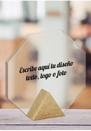 benutzerdefinierte achteckige Trophäe