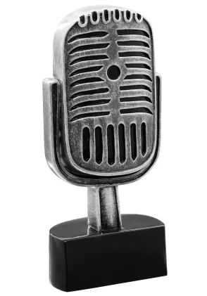 Musiktrophäe mit Mikrofon