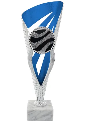 Großer blauer Pokal