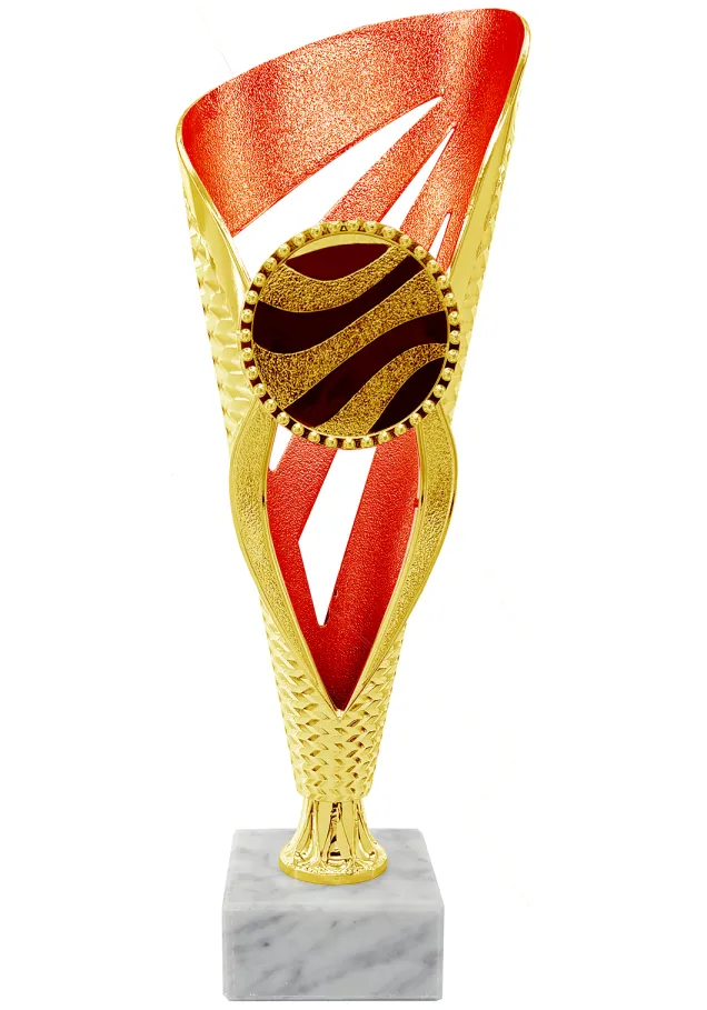 Großer zweifarbiger Pokal aus Rotgold