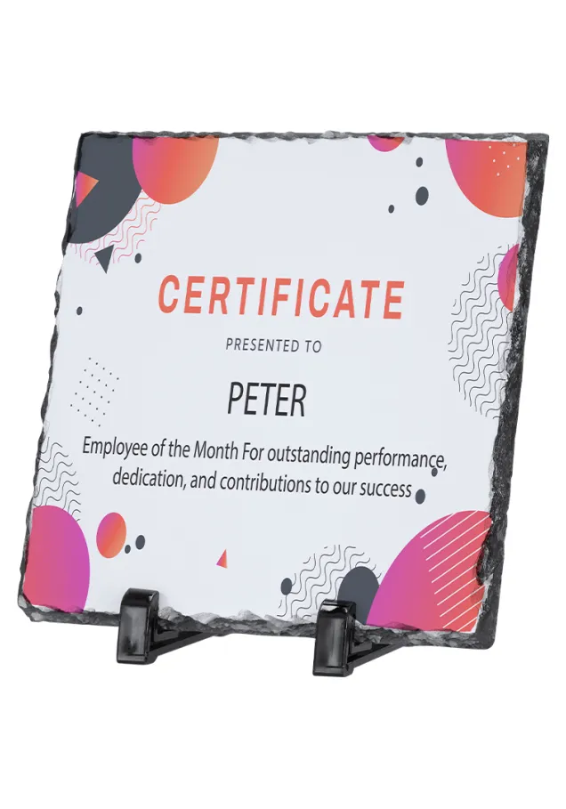 Personalisierte Tafel