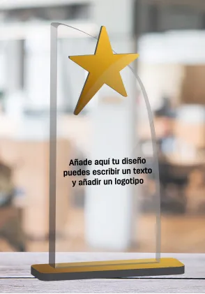 Sterntrophäe aus Acryl