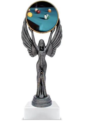 Maßgefertigter Billardpokal aus Kunstharz