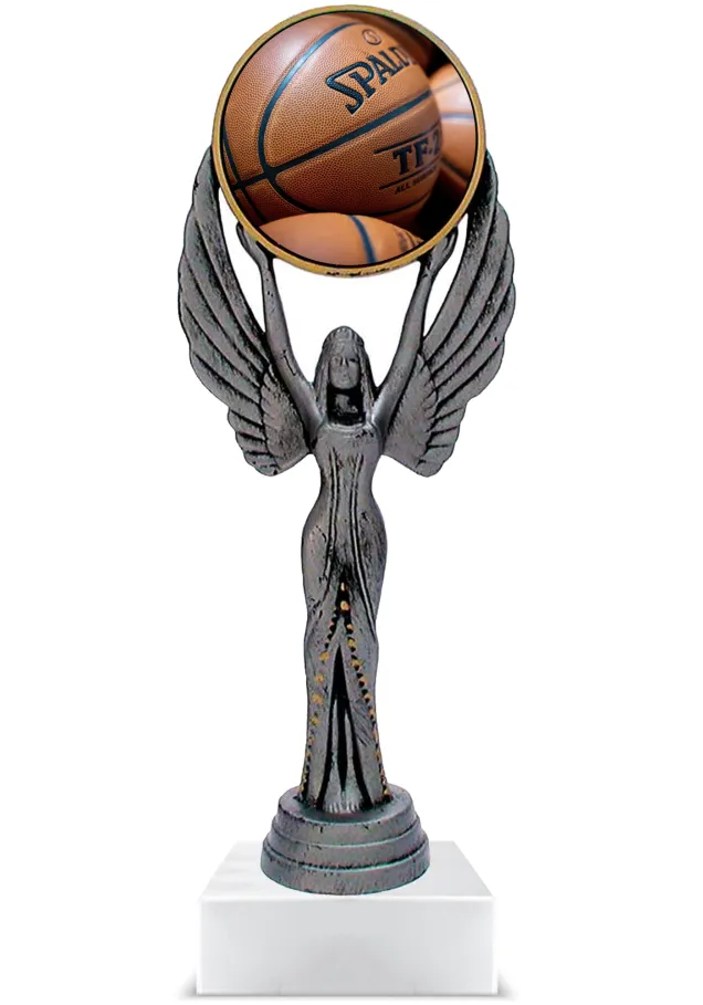 Maßgefertigter Basketballpokal aus Kunstharz