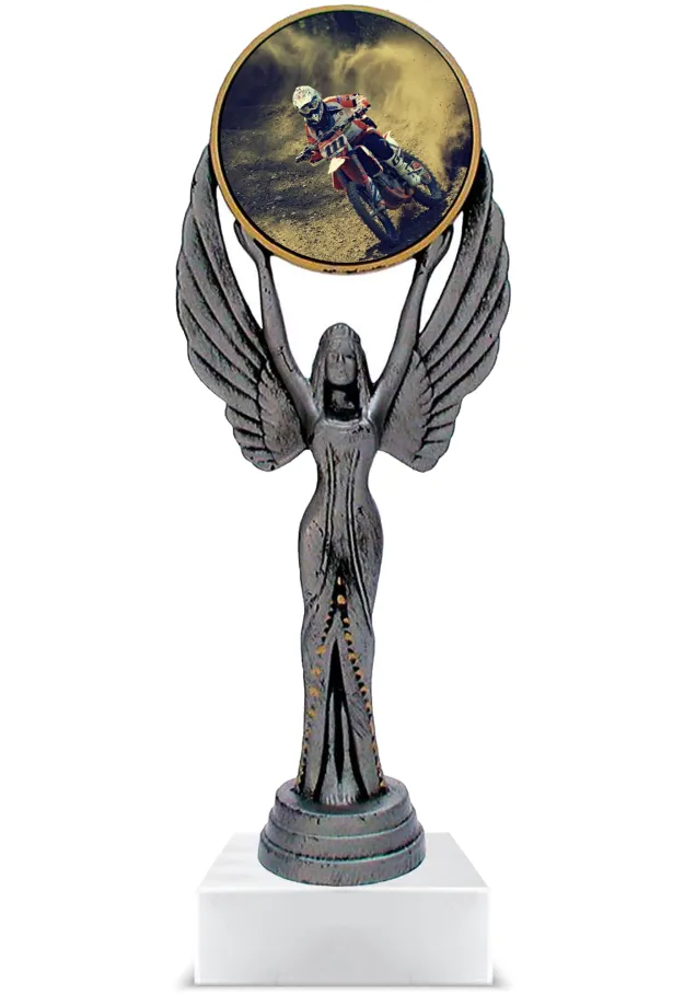 Maßgefertigter Motocross-Pokal aus Kunstharz
