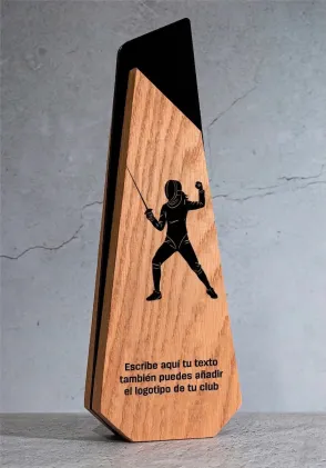 Trophäe aus Holzzäunen